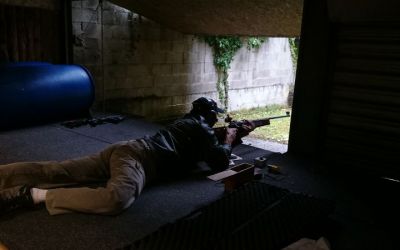 Tir couché